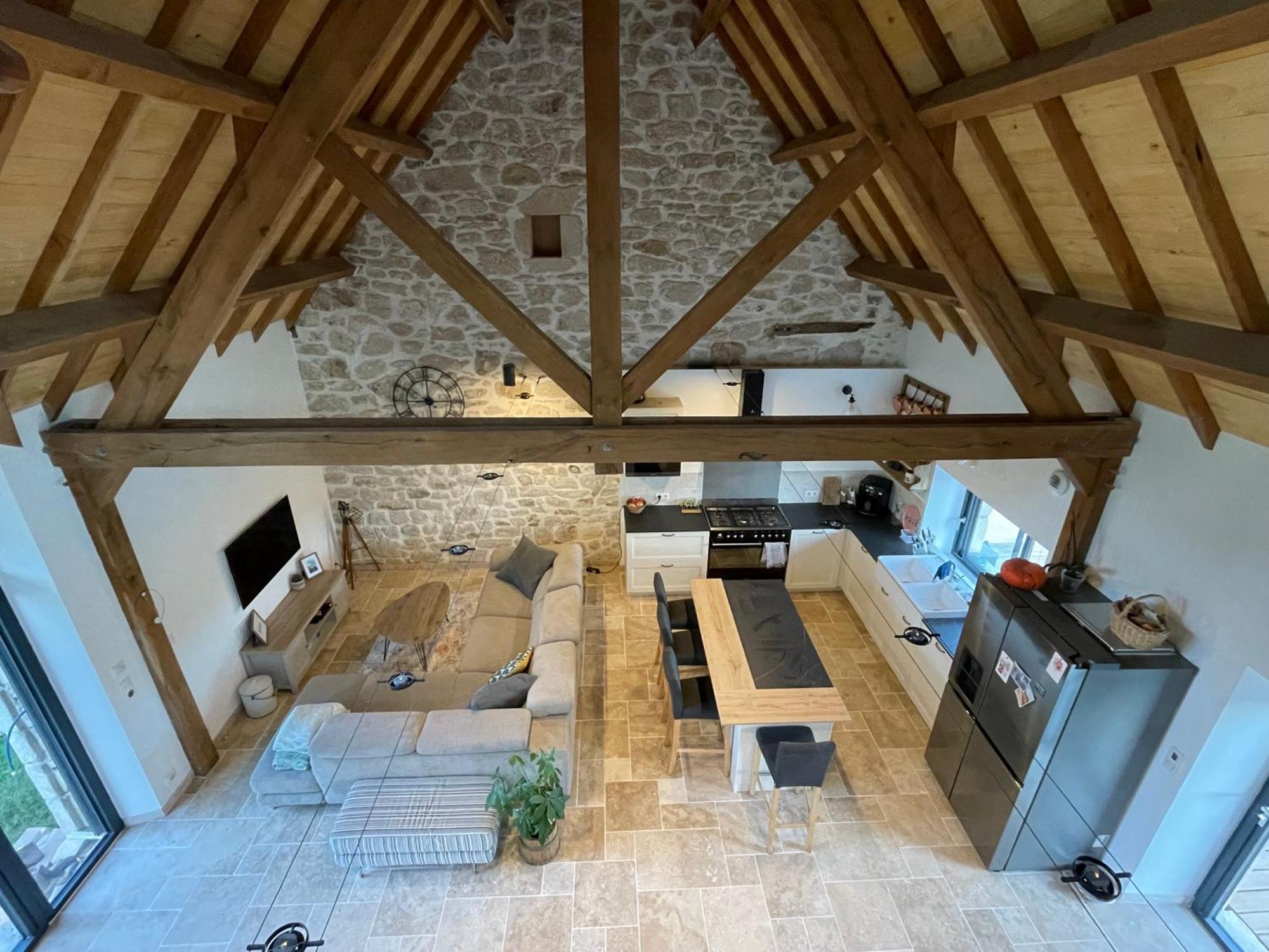 Villa Ancienne Grange Renovee En Xaintrie à Hautefage Extérieur photo
